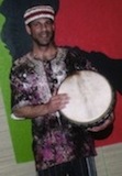 Pic of Rich with drum after performing for the Class of 2011 Graduation