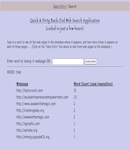 Demo Back-End Web Application > Web Search